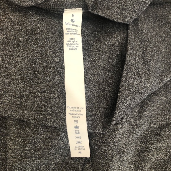 LULULEMON Wunder Under Hi rise crop luxtreme EUC 8 - Picture 5 of 5
